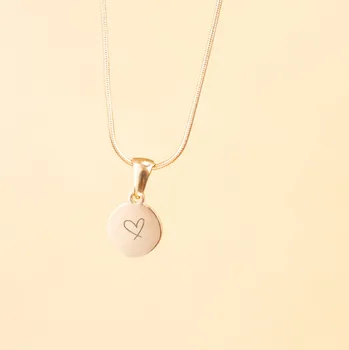 Náhrdelník Náhrdelník Vibe - srdce Barva: Rosegold, Délka řetízku: 45 cm