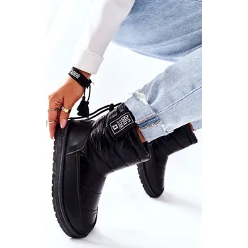 Dívčí obuv Dámské Sněhule Big Star II274120 Černé 38