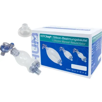 Lékárnička HUM Německo AERObag HBB05-B - dýchací vak silikonový s maskou - novorozenecký