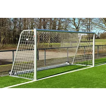 Sportovní branka Fotbalová branka "PSG" 5x2 m s volitelnou zátěží a kolečky (Juniorská branka včetně sítě a volitelného příslušenství)