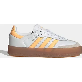 Dámské tenisky Dětské kožené tenisky adidas Originals SAMBAE JP9533 bílá 00X, EUR 37 1/3