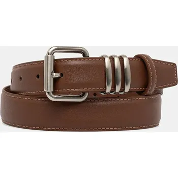 Opasek Kožený pásek Answear.LAB dámský, hnědá barva PY.2.CMS 88X, vel. ONE SIZE