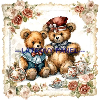 Látkový panel - Dětský - DE-206 Velikost: 15x15cm, Materiál: Teplákovina nepočesaná