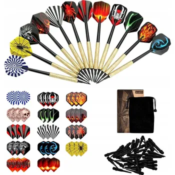 Šipka Šipky Dart Sada Šipek Letky pro Terč Hry Dart 120 Hrotů 42 Peříček