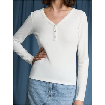 Dámská halenka Sinsay - Halenka s dlouhými rukávy - krémová - 3908Z-01X - 3908Z-01X-S-1