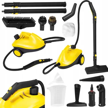 Parní čistič PARNÍ ČISTIČ MOP PARNÍ ČISTIČKA MULTIFUNKČNÍ Velká Sada PŘÍSLUŠENSTVÍ 2500W