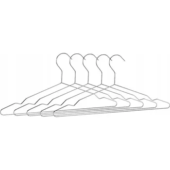 Věšák Věšáky na oblečení 5 ks sada kovové ocel pevné