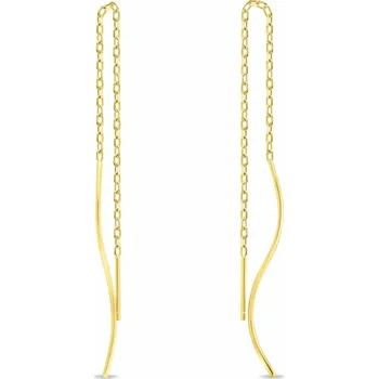 Náušnice Brilio Silver Stylové dlouhé řetízkové náušnice EA697Y + 2 měsíce na vrácení zboží