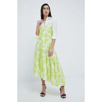 Dámské šaty Šaty Armani Exchange midi 3RYA39.YN8KZ zelená 07A, vel. 40