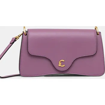 Kabelka Kožená kabelka Coccinelle černá barva, E5.SSK.27.01.01 40X, vel. ONE SIZE