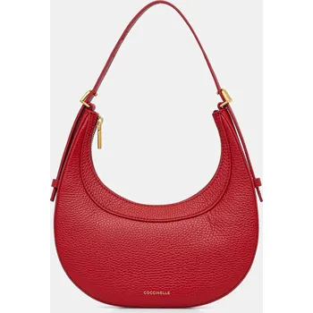 Kabelka Kožená kabelka Coccinelle hnědá barva, E5 PIP 53 01 01 E5.PIP.53.01.01 33X, vel. ONE SIZE