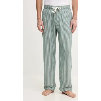 Pánské pyžamo Pyžamové kalhoty Abercrombie & Fitch pánské, zelená barva, KI113-5006-304 KI113.5006.304 79A, vel. S
