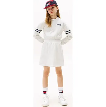 Dívčí šaty Dívčí šaty Tommy Hilfiger KG0KG08711.9BYA šedá 09X, vel. 164