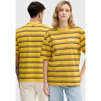 Pánská móda Bavlněné tričko United Colors of Benetton x Stranger Things 3LQMU10BC žlutá 17X, vel. L