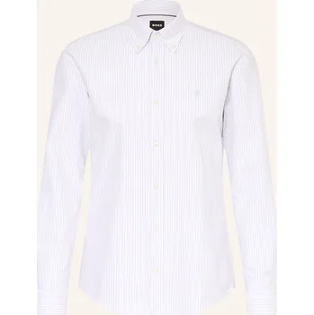 Pánská košile Boss Pánská Košile Roan Slim Fit, bílá / světle šedá, 46