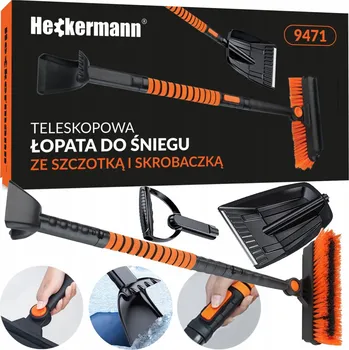 Autoškrabka TELESKOPICKÁ ŠKRABKA 5V1 KARTÁČ LOPATA NA ODSNĚŽOVÁNÍ AUTA MRAZ SKLA