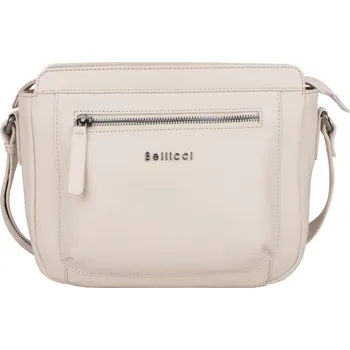 Kabelka Dámská kožená crossbody kabelka Bellicci Silene - béžová
