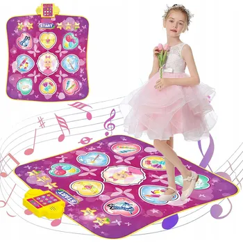 Hrací deka PRINCEZNA PODLOŽKA PRO HUDEBNÍ TANEC PRO DĚTI – VYNIKAJÍCÍ DÁREK