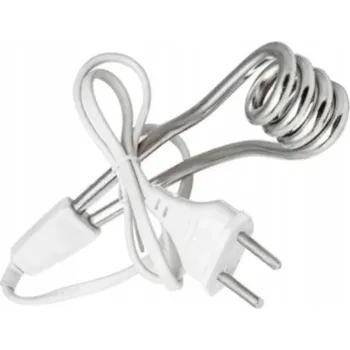 Bojler PONORNÝ OHŘÍVAČ NEREZOVÝ 500W 230V TURISTICKÝ PRO OHŘEV VODY S POUZDREM