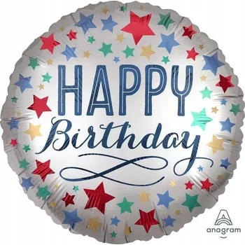 Balónek Fóliový balónek Amscan Všechno nejlepší k 18. narozeninám 18"