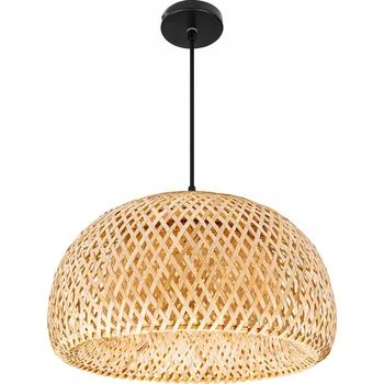 Závěsné svítidlo DENIS BAMBUS OCEL LED E27 40W IP20