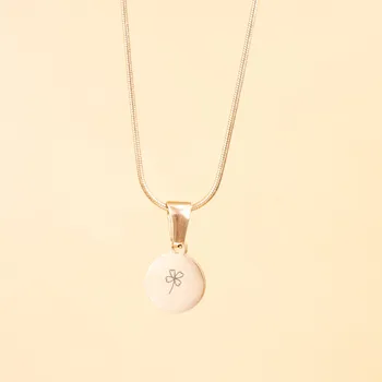 Náhrdelník Náhrdelník Vibe - čtyřlístek Barva: Rosegold, Délka řetízku: 60 cm