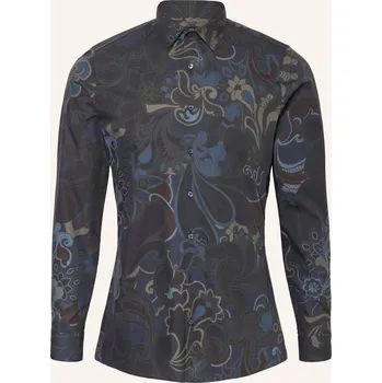 Pánská košile Olymp Pánská Košile No. Six Super Slim, olivová, 38