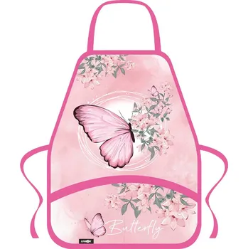 Dětská zástěra Zástěra pro výtvarnou výchovu JUNIOR S8 – Motýl