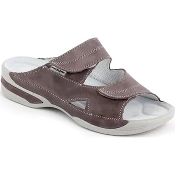 Dámská zdravotní obuv Pantofle LUCY zdravotní obuv dámská šedo-fialová 5L-E1LA Medistyle 42