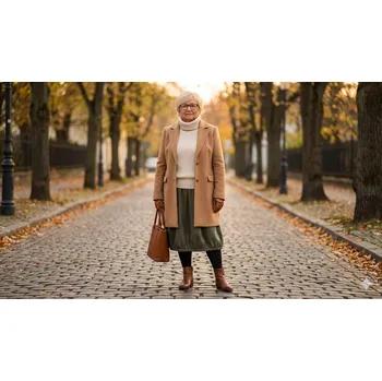 Dámská sukně Delší máselková sukně khaki Velikost: UNI: S - XXL