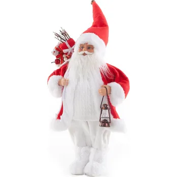 Vánoční dekorace Vánoční dekorace Santa Claus 45 cm - bílý