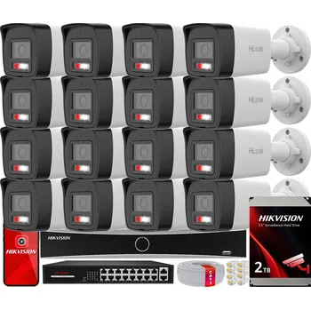 Bezpečnostní kamera Sada IP monitoringu 16x IPC-B140HA-LUC 4Mpx s 2TB diskem Hilook Hikvision