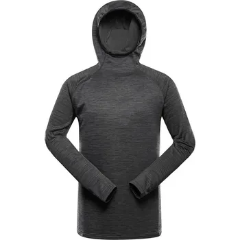 Pánská móda mikina pánská ALPINE PRO ROLT rychleschnoucí černá