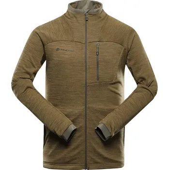 Pánská móda mikina pánská ALPINE PRO ONNEC 3 rychleschnoucí zelená