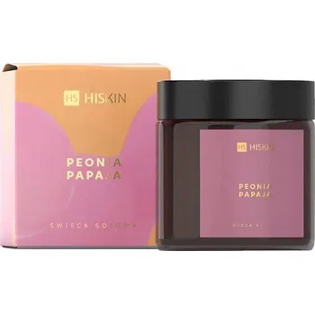 Svíčka Sójová vonná svíčka pivoňka a papája Hiskin 1 ks