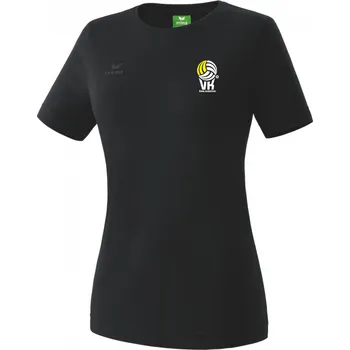 Dámské tričko ERIMA TRIKO VK KARLOVARSKO BAVLNA DÁMSKÉ - Černá - velikost 40