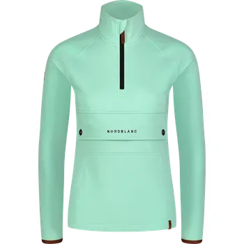 Dámská mikina Dámská mikina NORDBLANC INEFFABLE NBSLS8226 SVĚTLE ZELENÁ 42