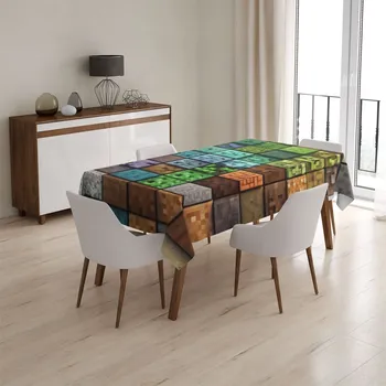 ubrus Sablio Ubrus Blocks Abstract Varianta: 90x90 cm