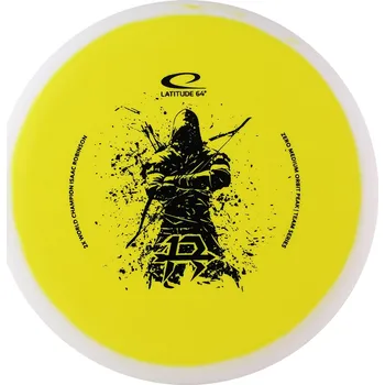 Disc golf Latitude 64° PEAK Zero Medium Orbit // Isaac Robinson Barva: Žluto-bílá, Váha: 173 g