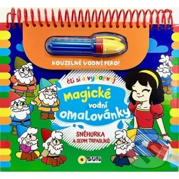 omalovánky Magické vodní omalovánky - Sněhurka a sedm trpaslíků - SUN SUN