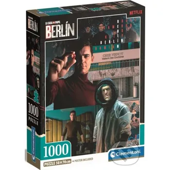 Dětské zboží Puzzle La Casa de Papel: Berlin - Šéf - Clementoni Clementoni
