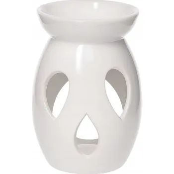 Aroma lampa Aromalampa bílá keramická pro ohřev vonných olejů a vosků