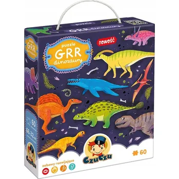 Puzzle CzuCzu Puzzle Grr Dinosauři 60 dílků
