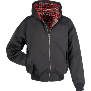 Pánská větrovka Pánská bunda s kapucí Lord Canterbury, Brandit, černá, L
