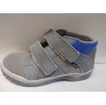 Celoroční dětská kotníková obuv Sante HP/4803 šedo-tyrkys. Velikost: 27