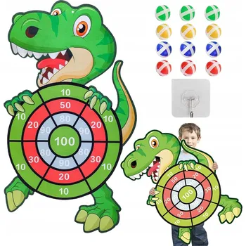 Šipka DART GRA dinosauři NA SUCHÝ ZIP BEZPEČNÉ ŠIPKY TERČ VELKÝ
