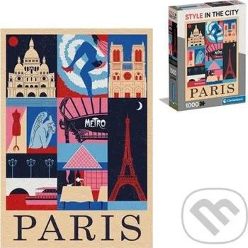 Puzzle Puzzle Style in the City: Paříž - Clementoni Clementoni