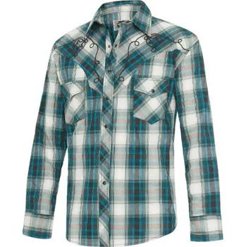 Pánská košile Stars & Stripes Košile westernová Jeff Blue Stars & Stripes, pánská, blue XXL