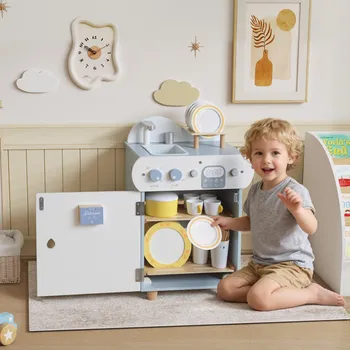 Dětská kuchyňka Kompletní dětská sada na mytí nádobí – 32 kusů |