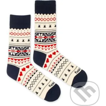 Doplněk ke knize Ponožky Vianočná výšivka biele - Fusakle.sk Fusakle.sk